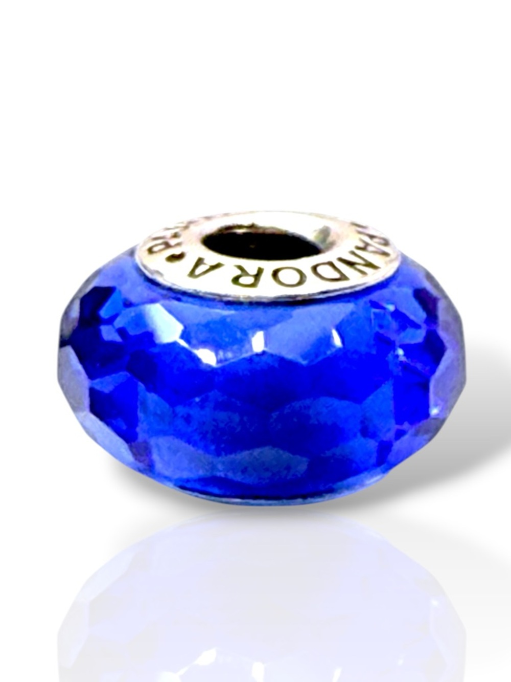 Retired Pandora Fascinating Blue Murano Charm 791067 925 ALE